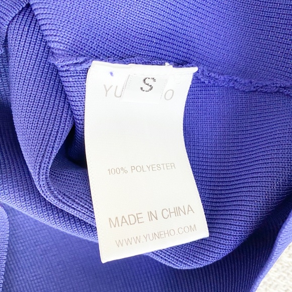 Yune Ho Purple Kate One Shoulder Top - Picture 5 of 5